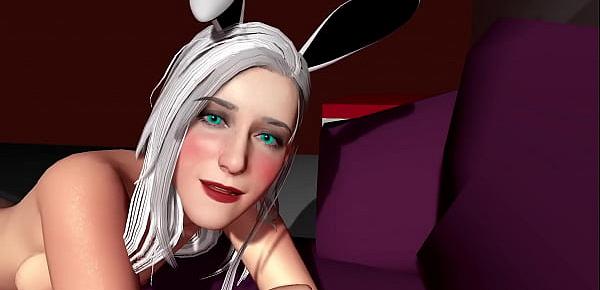 White Bunny Doggy Style.